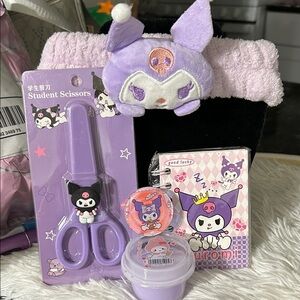 Kuromi Purple Stuffed Animal Toy Set